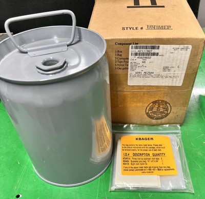 UN1MEP 42111927 KIT GRAY 1 GALLON PAIL FOR HAZARDOUS MATERIALS FREE SHIPPING 
