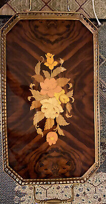 60 cm x 40 cm x 6 cm in Brown Color SET 5 Large Wooden Serving Tray