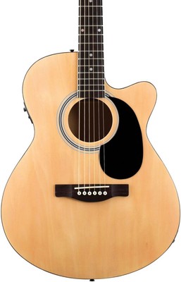 Fender FA135CE Cutaway Concert AcousticElectric Guitar Natural