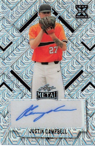 2022 Leaf Metal - Justin Campbell #BA-JC3