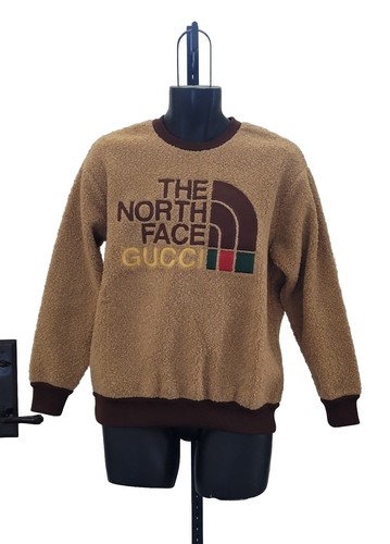 GUCCI - S GUCCI × THE NORTH FACE TAN HOODIE グッチ Gucci x The North Face Cotton Hoodie Brown Men's - SS21 - US