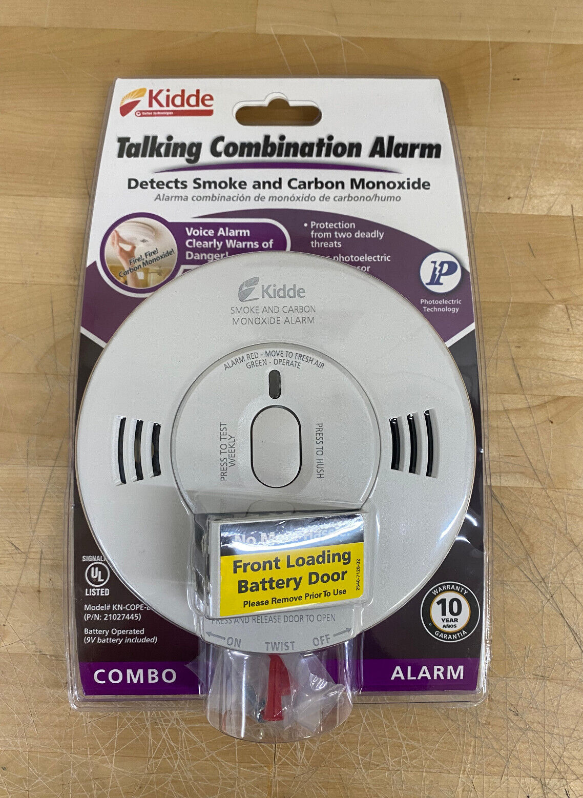 W/ Voice Alarm