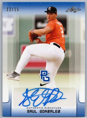 2017 Leaf Perfect Game National Showcase - Saul Gonzalez #BA-SG2