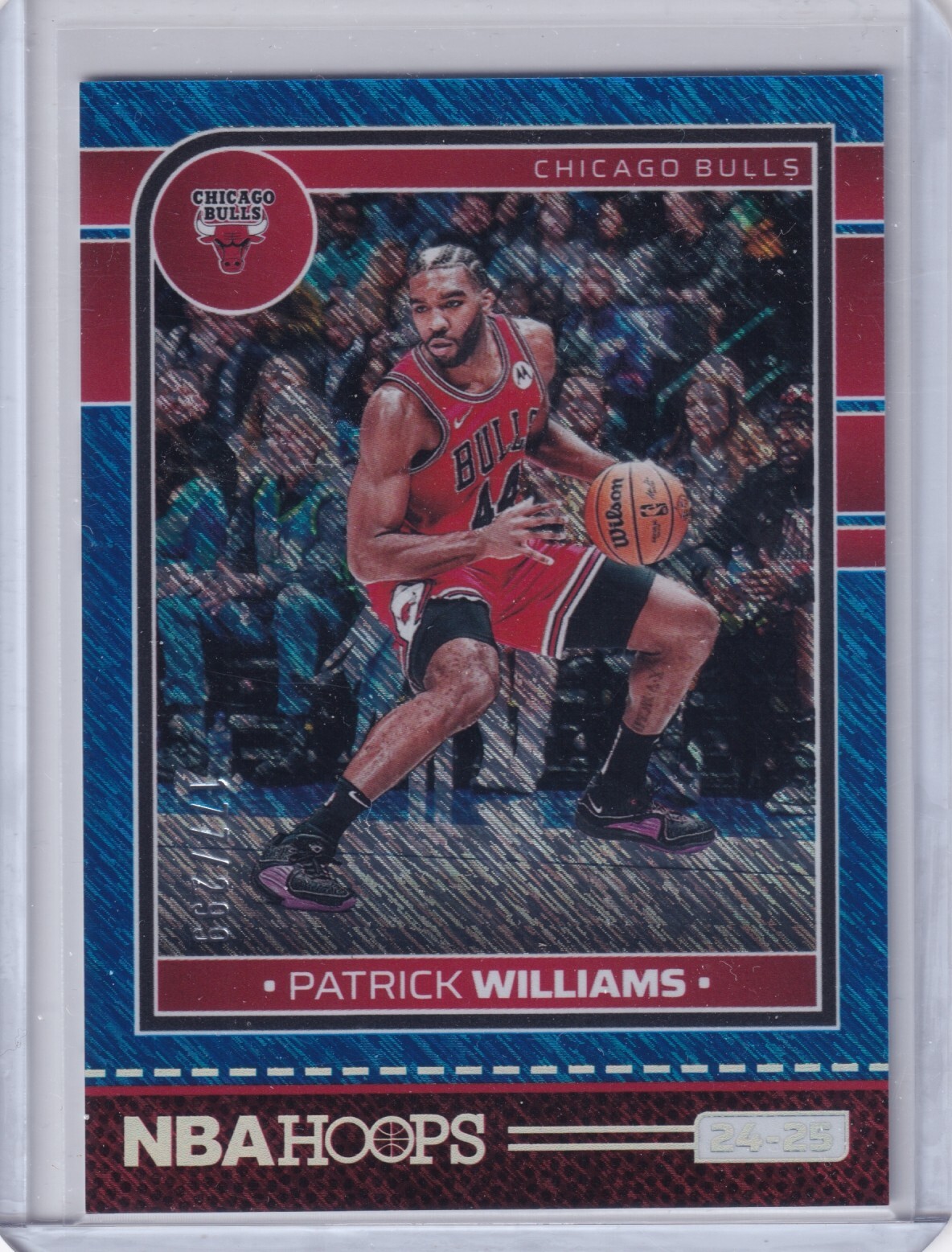 2024-25 Panini NBA Hoops Blue Storm #100 Patrick Williams