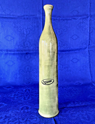 Tall Vase, Go Green, Individually Hand-crafted & Hand-painted, Tabletops, 17''