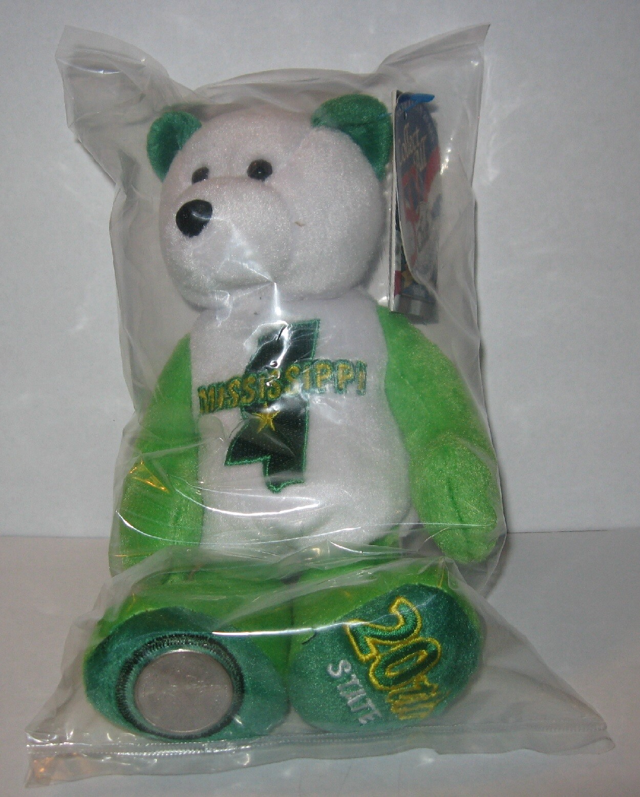 MISSISSIPPI #20TH COIN BEAR SEALED IN  PLASTIC