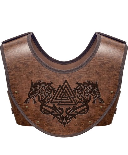 Brand New, Warrior Chest Armor w/ Viking Fenrir Brace, Warrior Set For Ren Faire