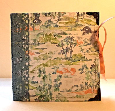 Junk Journal Handmade   With pockets belly bands tucks journal cards tags