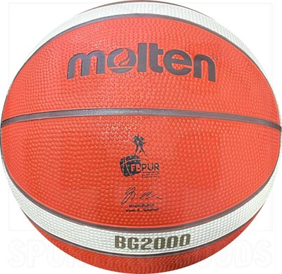 Molten B5G2000 Indoor/Outdoor Rubber Basketball FIBA Approved Size 5 (27.5'')