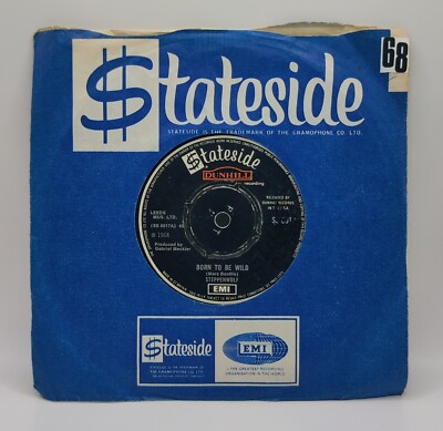 Steppenwolf   Born To Be Wild 7'' Vinyl Classic Hard Rock Single SS8017