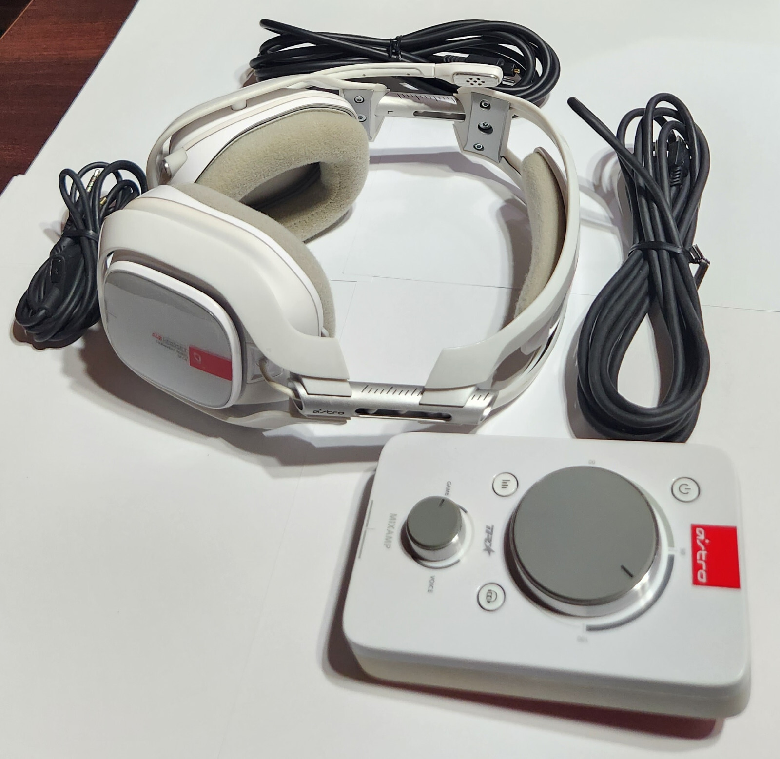 OEM White Astro Gaming A40 TR Headset + MixAmp Pro TR for Xbox One
