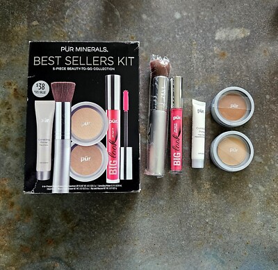 PUR Pur Minerals Best Sellers Kit 5 Piece Beauty-To-Go Tan NIB! READ!