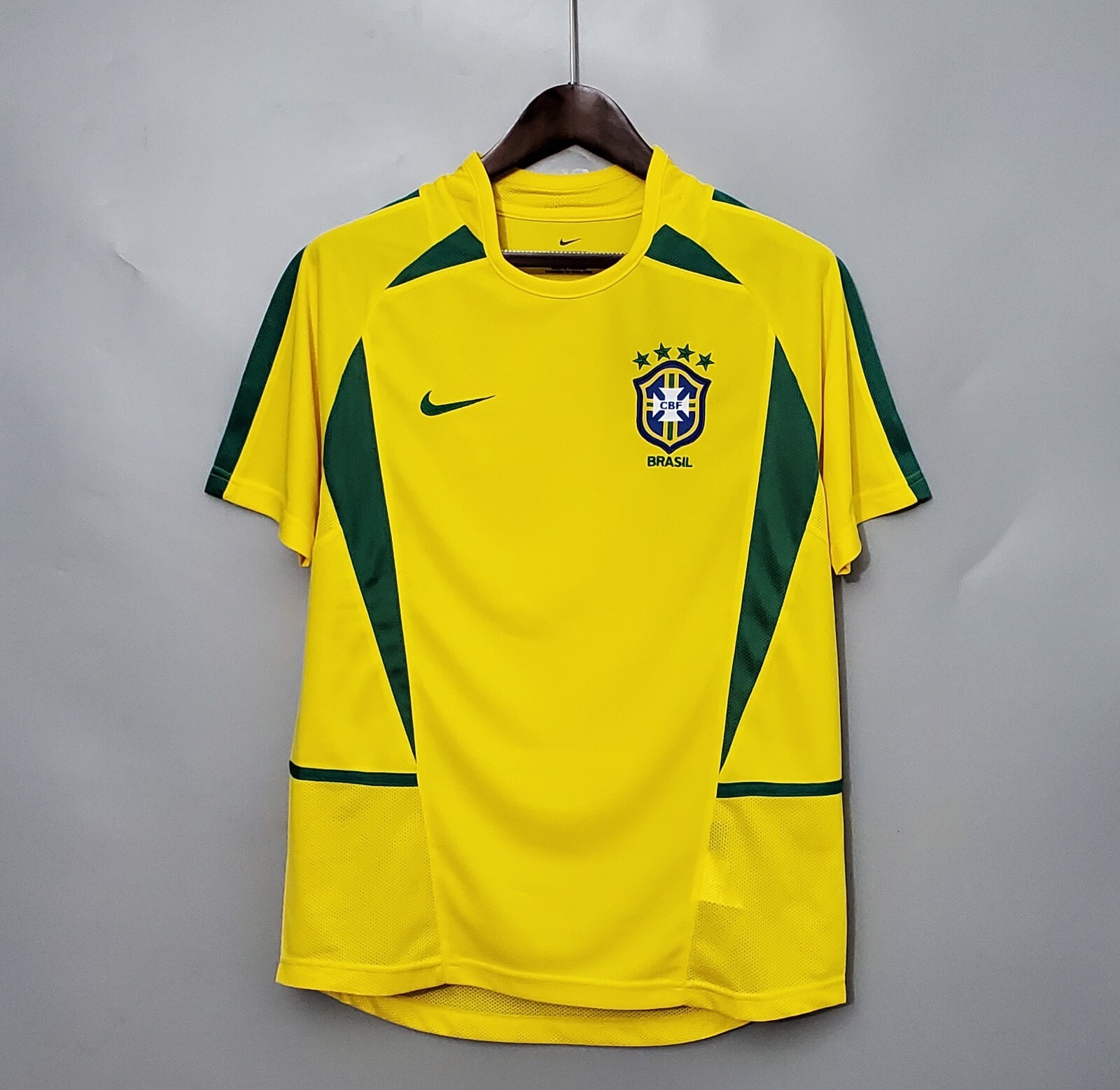 Brazil Retro Vintage Jersey - Home Shirt 2002 World Cup