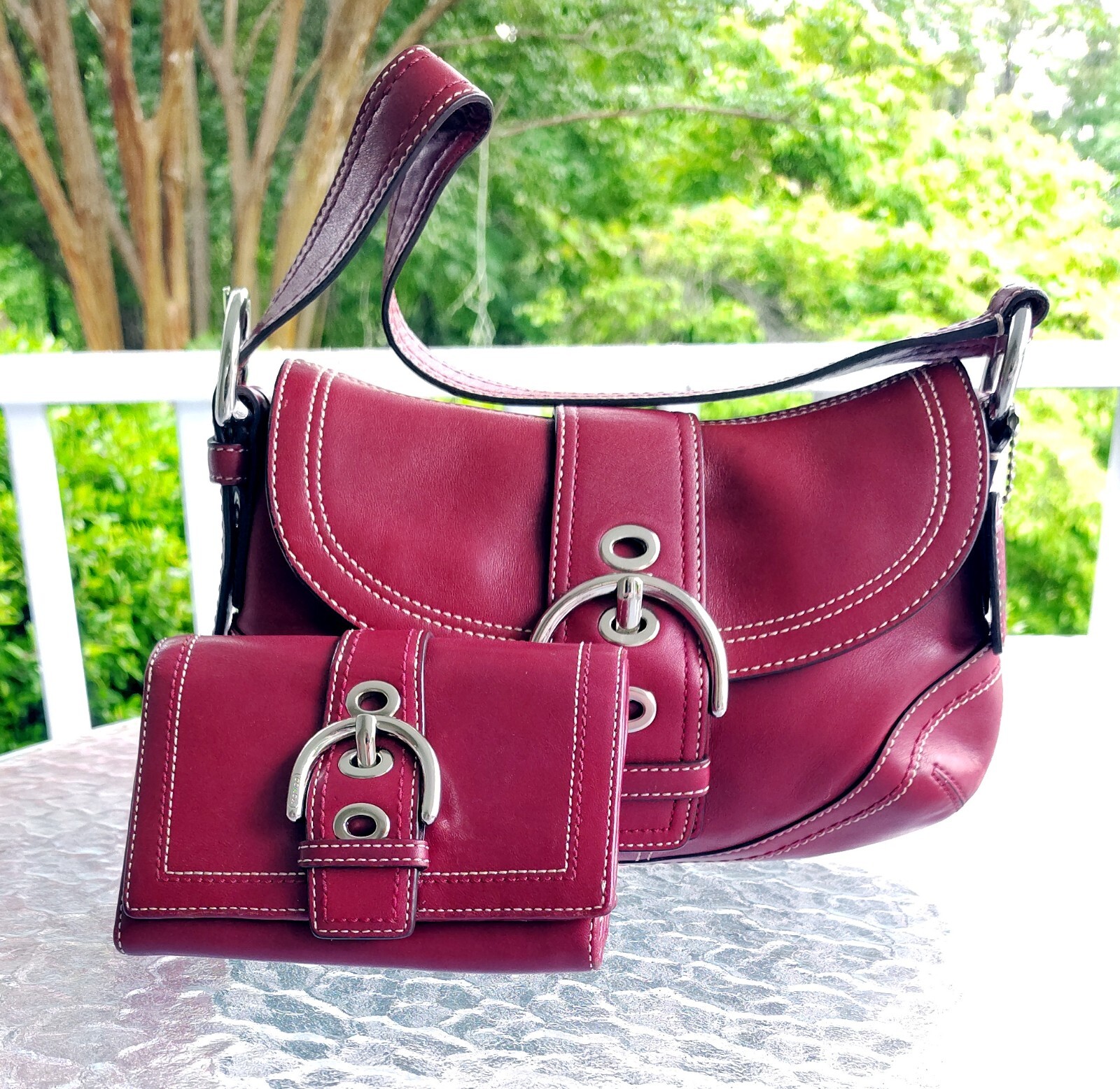 バッグ Coach Soho Red Suede Flap Shoulder Bag Authentic Coach Soho Y2K Red Suede Shoulder Bag | eBay