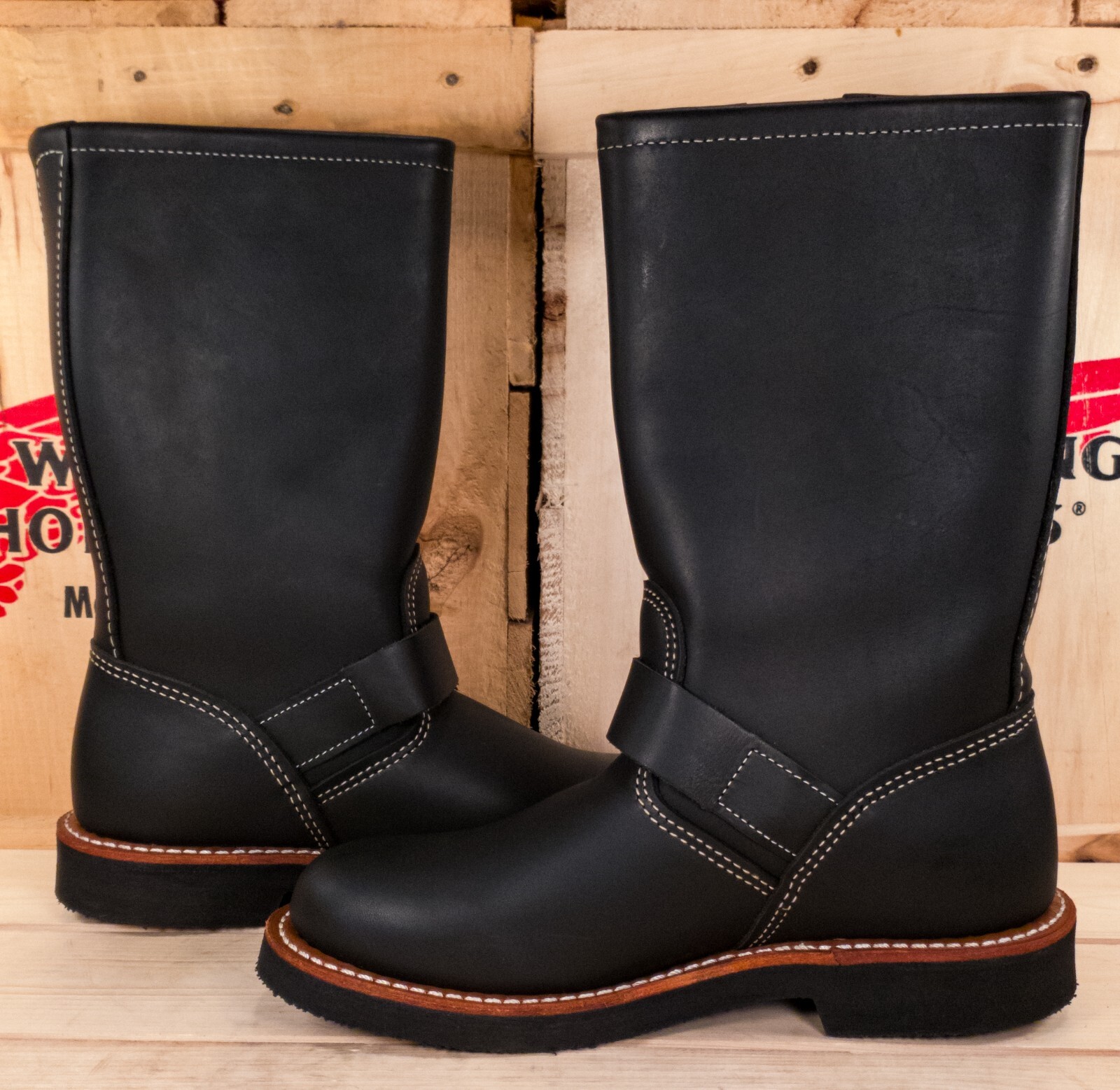 Pre-owned Red Wing Shoes Red Wing 4301 Indian Motorcycle Boots Size 7b (soft Toe) (usa)