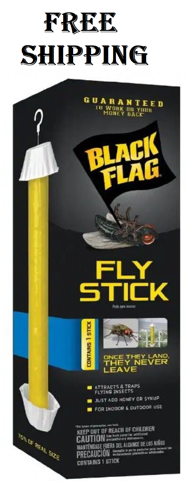 Black Flag Fly Stick Insect Trap FREE SHIPPING