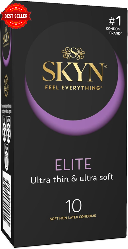 Elite Ultra-Thin Non-Latex Condoms 10 Pack