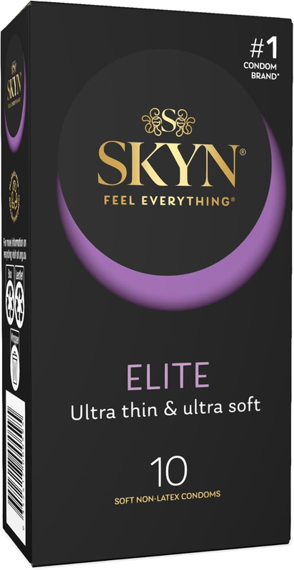 Elite Ultra-Thin Non-Latex Condoms 10 Pack