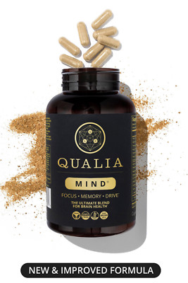 Qualia Mind Brain 2.0 Supplement Nootropics - 120 Capsules - New - Exp 07/25