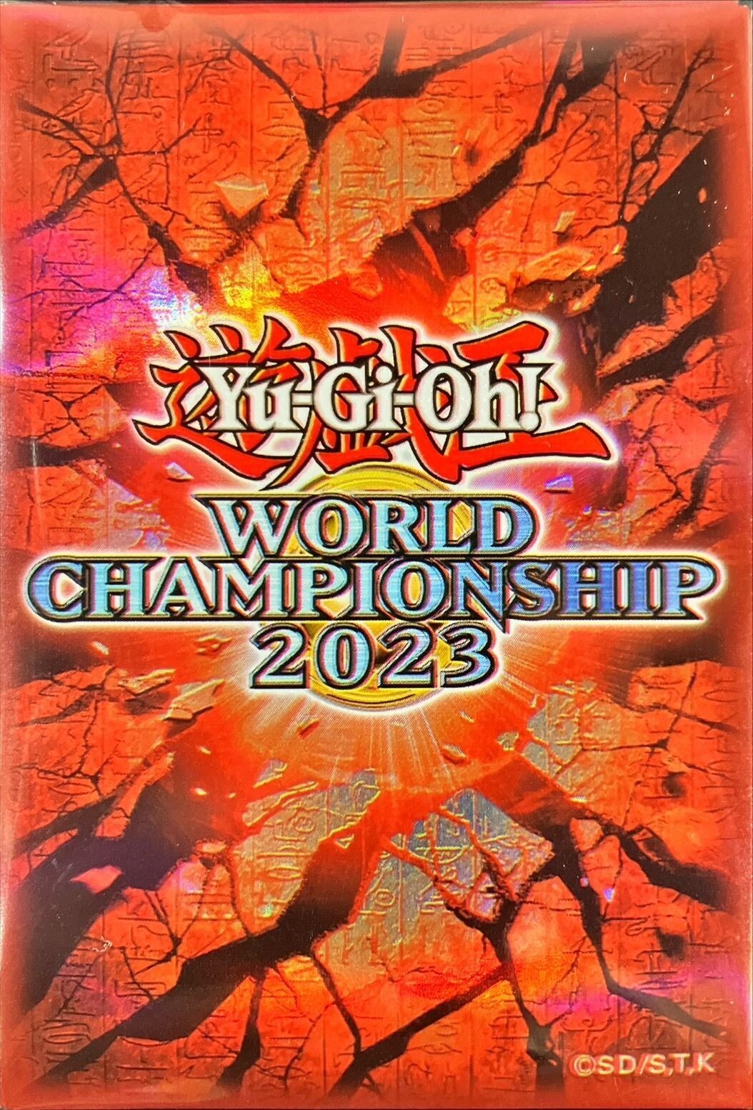 遊戯王 wcs 2023 スリーブ 赤 80枚 遊戯王 WCS 2023 限定スリーブ 赤 80枚