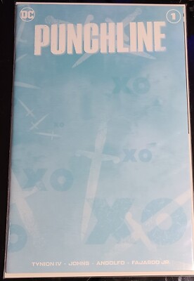 PUNCHLINE #1 BLUE BLANK COVER NM! COMBINED SHIPPING
