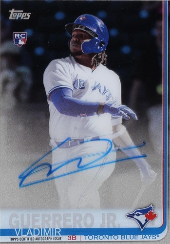 2019 Topps Clearly Authentic Vladimir Guerrero Jr Auto /50