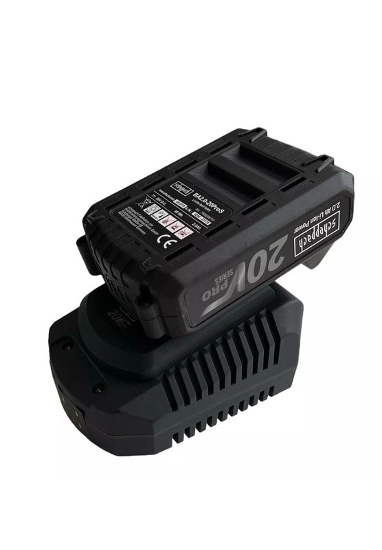 Scheppach LadegerÃ¤T + 20v Akku | Sk2.0-20pros | 2 Ah 1x Akku 1x LadegerÃ¤T 