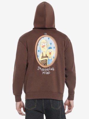 Don't Hug Me I'm Scared Hoodie Hooded Jacket Friends With My Dad Size SMALL New