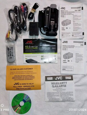 JVC Everio GZ-HD6U 3CCD 120GB Hard Disk Drive HD Camcorder  (Read Description)