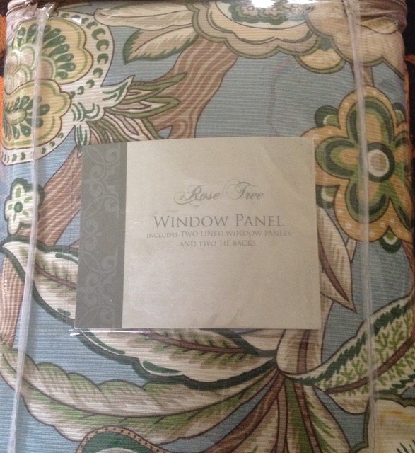 Curtains Ideas 86 inch curtain panels : Rose Tree Verona 86 Inch Curtain Panel Pair | eBay