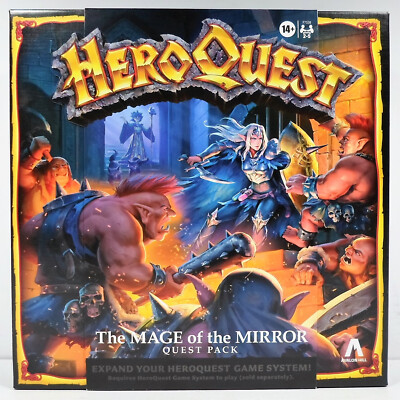 HASBRO AVALON HILL HEROQUEST MAGE OF THE MIRROR QUEST PACK EXPANSION MISB SEALED