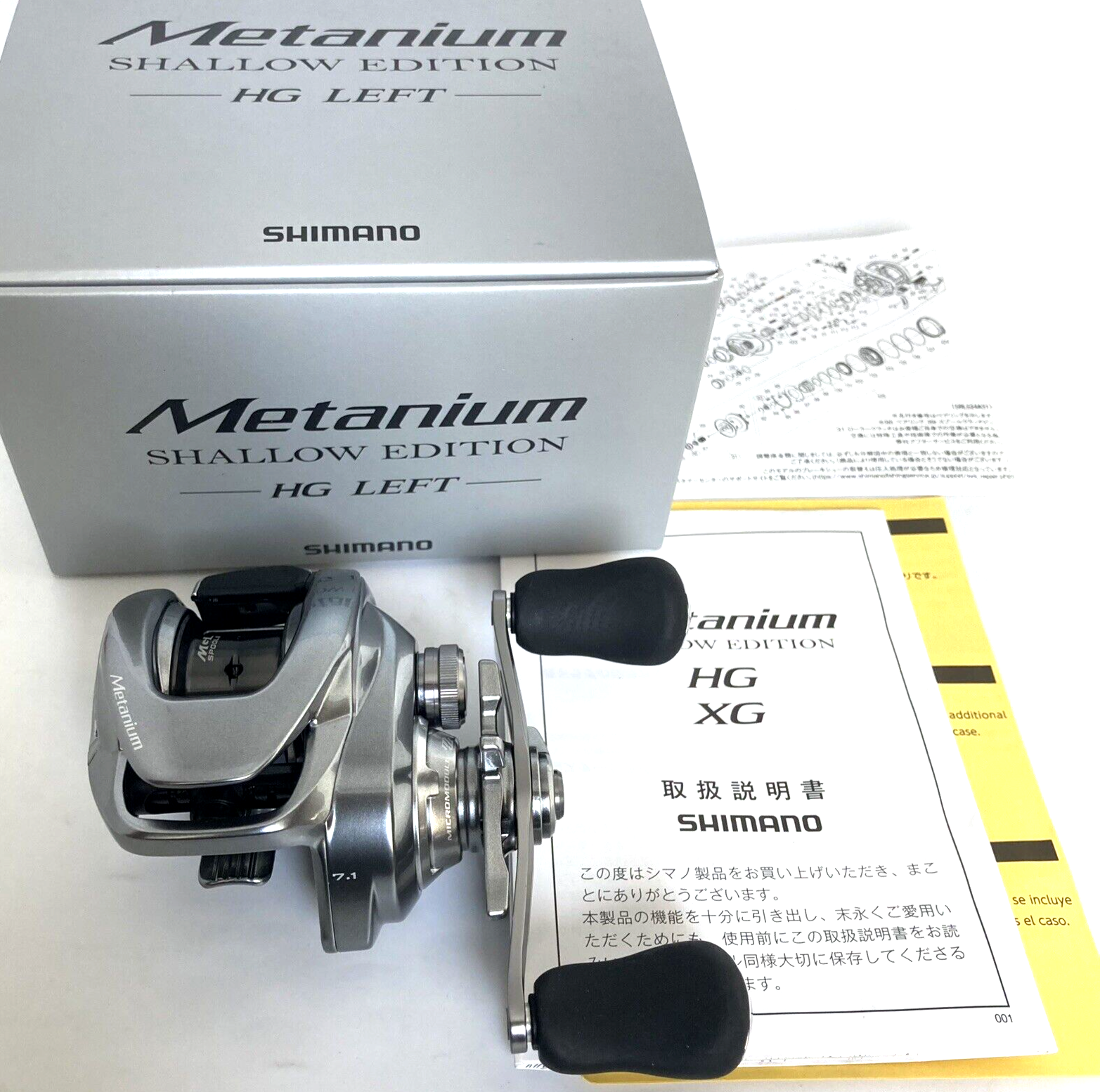 リール SHIMANO nium SHALLOW EDITION HG LEFT Shimano 22 Metanium SHALLOW EDITION HG LEFT Bait Casting