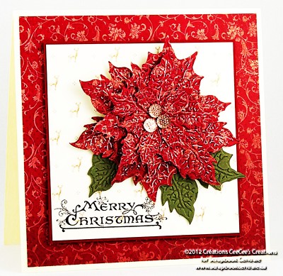 Sizzix Bigz Layered Tattered Poinsettia & Emboss die #662170 MSRP $24.99 Holtz 