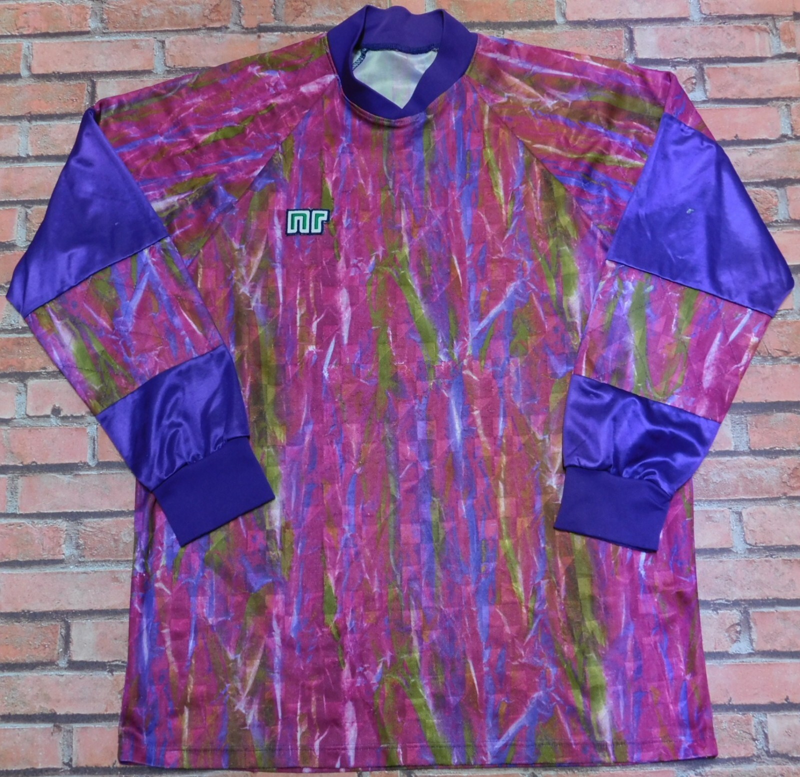 【激レア】ennerrre マルチカラー GK長袖シャツ 90s ENNERRE NR Football Shirt Nolel Goalkeeper Vintage Made In