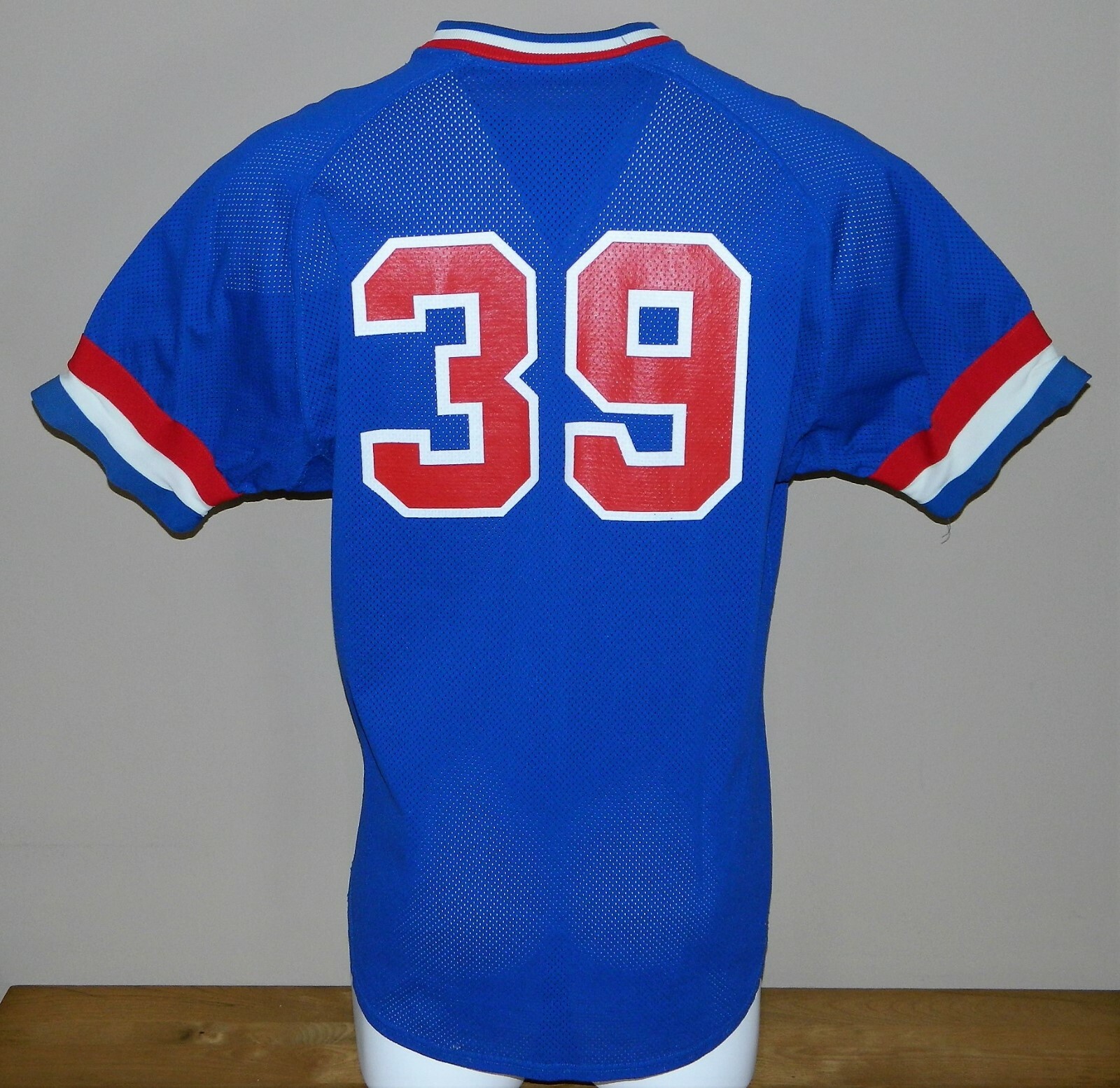 Vintage Game Worn Texas Rangers Warm Up Jersey #39 - Russell Size 46