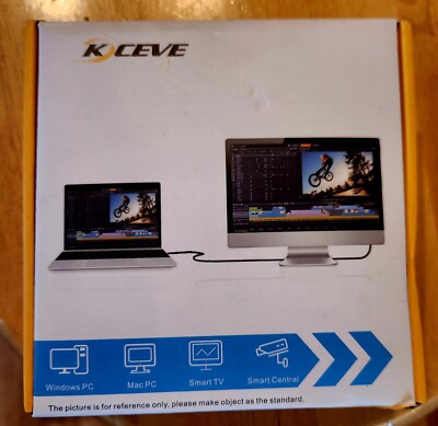 KCEVE - USB 3.0 HDMI KVM Switch - KVM201A/401A - Open Box