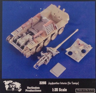 1/35 RESIN ACCESSORIES VERLINDEN 2266 JAGDPANTHER INTERIOR. NEW.