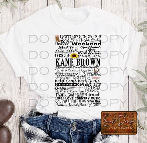 Kane Brown Country Music Shirt, Custom T-shirt, Country