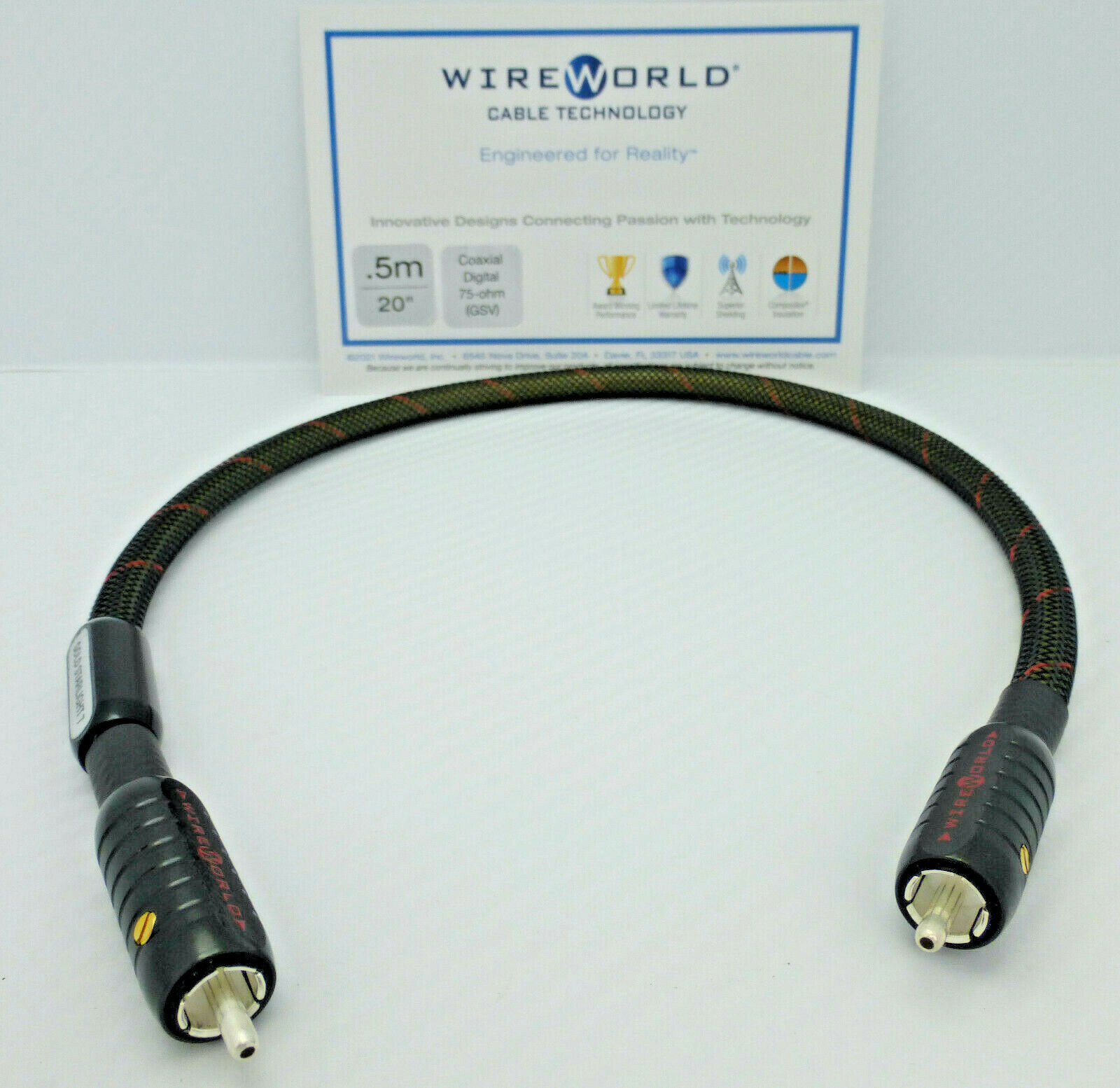 m*i様 WIREWORLD STARLIGHT 6 COAXIAL Platinum Starlight 8 RCA/BNC Digital Audio Cable | Wireworld