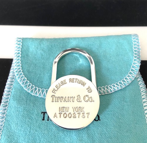 小物 Tiffany&Co. key Silver 999.9 Ingot Tiffany & Co. Sterling Silver Large Crown Key Pendant w/ 24