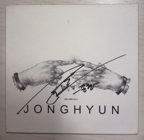 SHINee JONGHYUN [The Story OP.1] Autographed Signed Album | eBay
