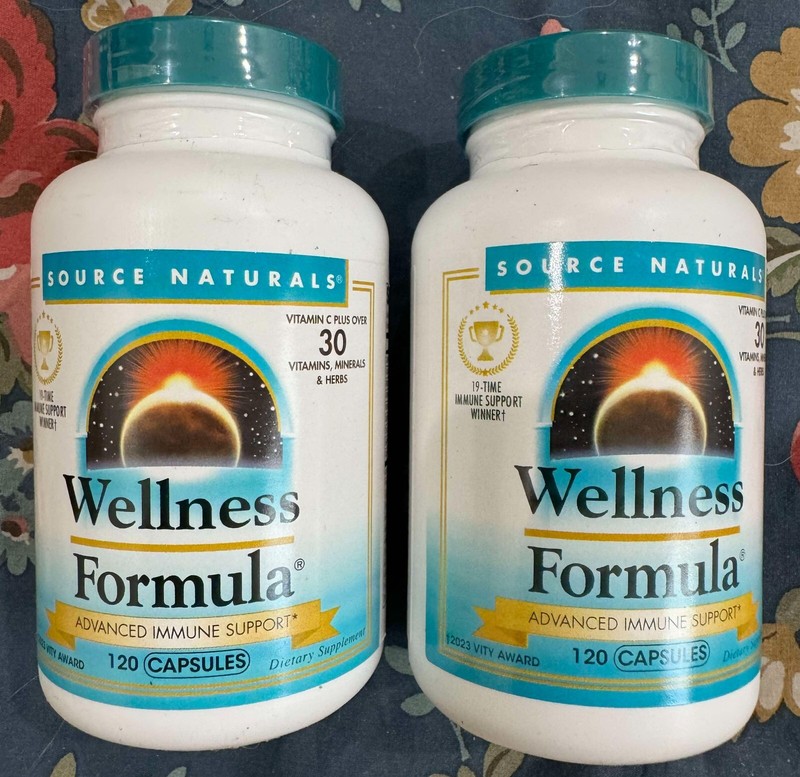 2X Source Naturals Wellness Formula Advanced Immune Support 120 Caps