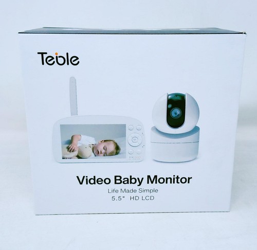 Teble Video Baby Monitor - 5.5" 720p HD Display, 1000ft Rang