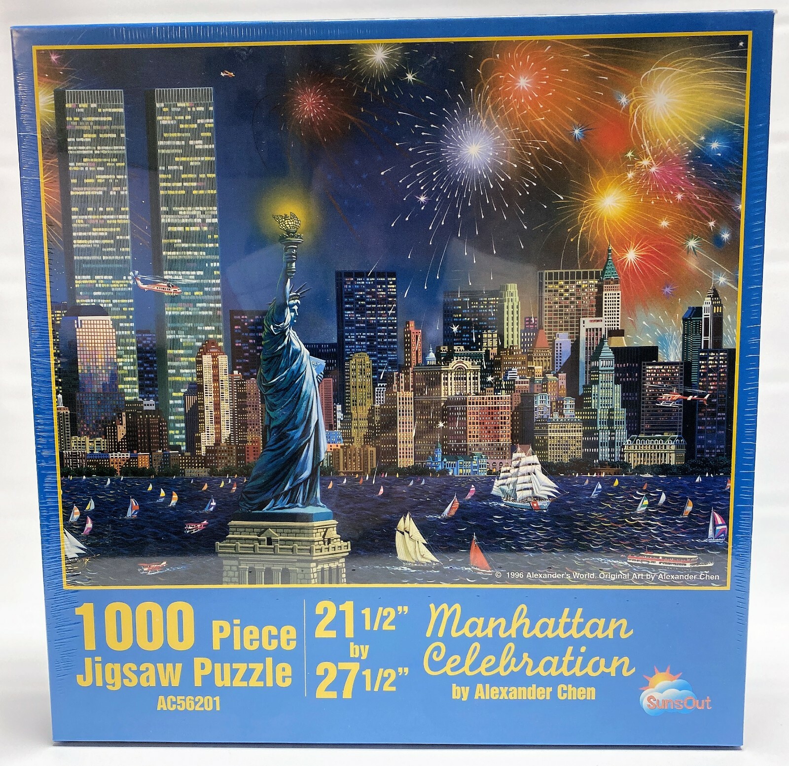 Alexander Chen Manhattan Celebration NYC Twin Tower 1000