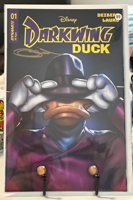 Darkwing Duck #1 Jay-Z Black Album Homage Sajad Shah Signed w/ COA! 2023 Disney 