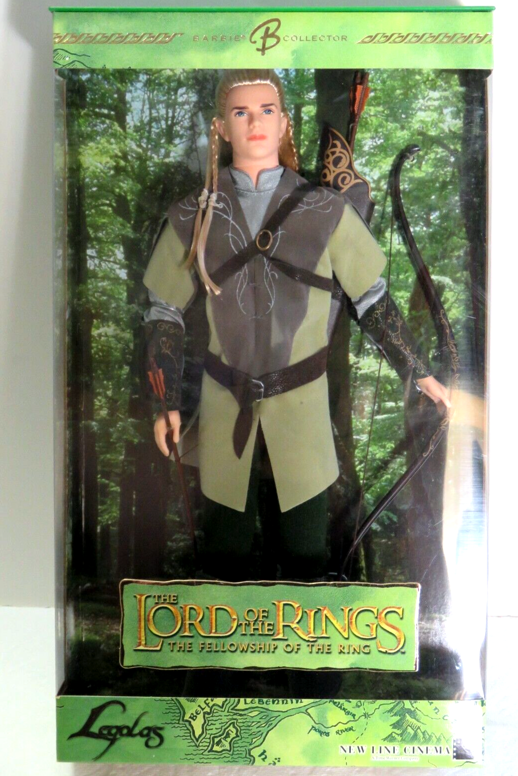 Ken as LEGOLAS Doll, The Lord of the Rings, Barbie - H1192 Mattel 2004, NRFB