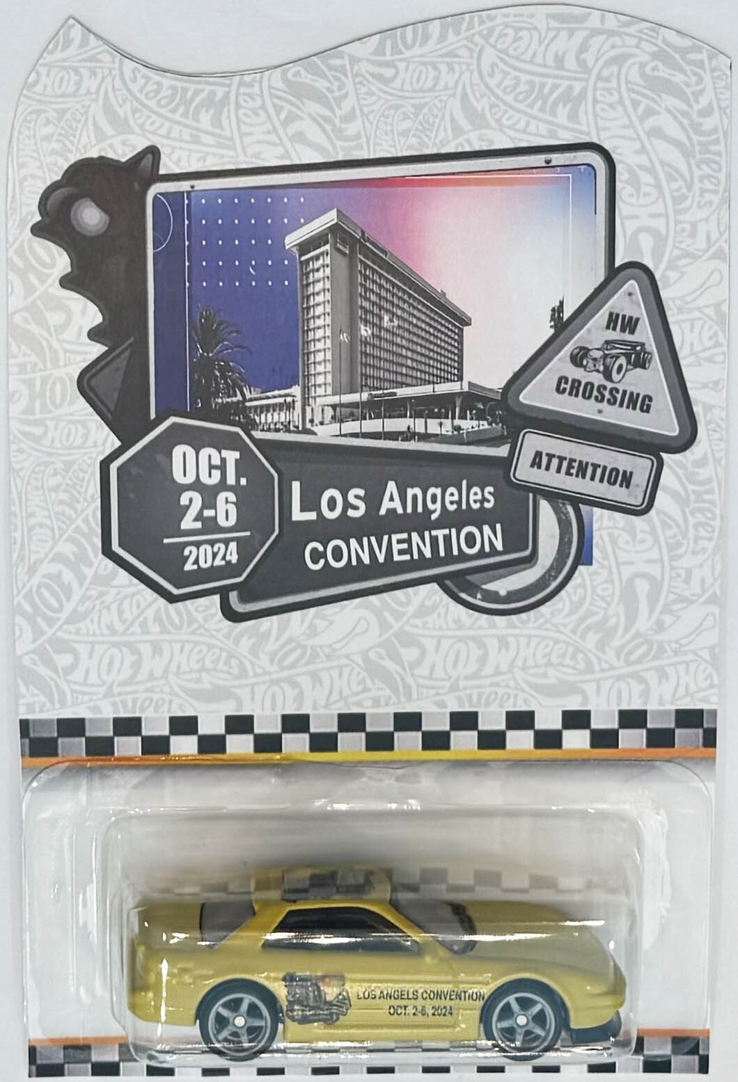 Yellow Nissan Silvia S15 Custom Hot Wheels 2024 Los Angeles