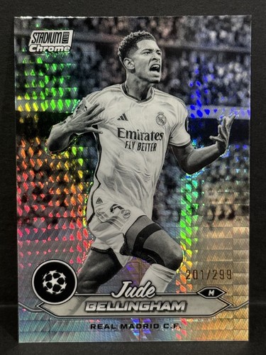 22-23 Topps Stadium BELLINGHAM 世界50枚限定 2022 Topps Stadium Club Chrome UEFA #22 JUDE BELLINGHAM