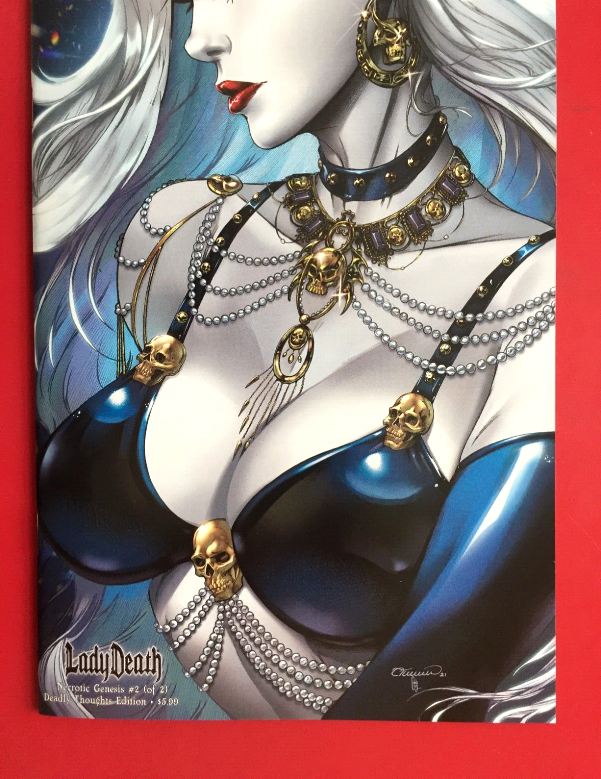 LADY DEATH NECROTIC GENESIS #2 Deadly Thoughts (NM) TURNER Variant Pulido Muerta