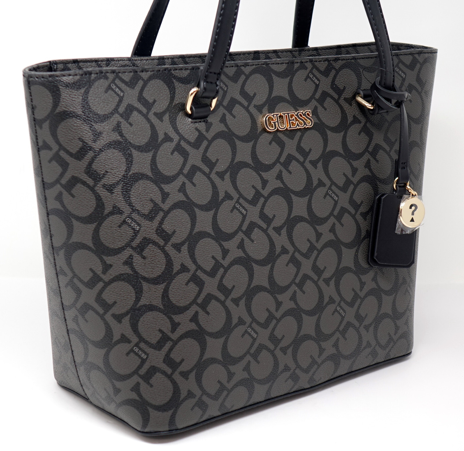 ショルダーバッグ・ポシェット Guess Stud point hobo bag black VB899672 HN3A3A31 GUESS-Schultertasche-Fynna-